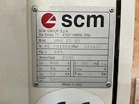 2000 scm sandya 1k / uno cs 95 breedbandschuurmachine - afbeelding 8 van  8