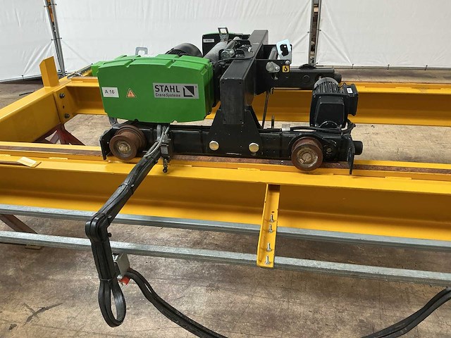 2000 stahl 3.200 kg x 7,90 m bovenloopkraan - afbeelding 2 van  18