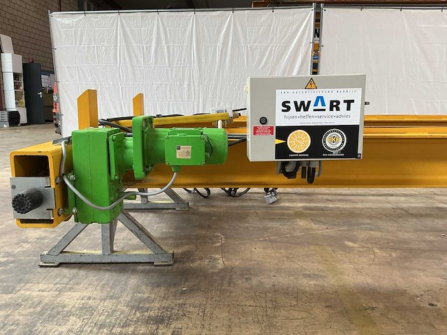2000 stahl 3.200 kg x 7,90 m bovenloopkraan - afbeelding 4 van  18