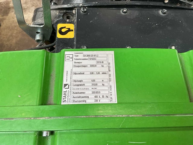 2000 stahl 3.200 kg x 7,90 m bovenloopkraan - afbeelding 5 van  18