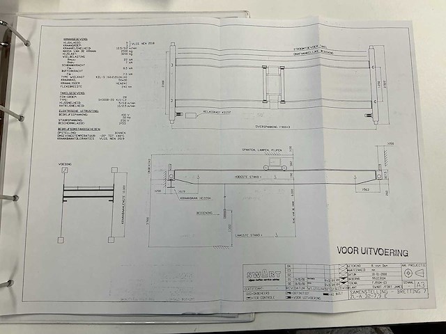 2000 stahl 3.200 kg x 7,90 m bovenloopkraan - afbeelding 7 van  18
