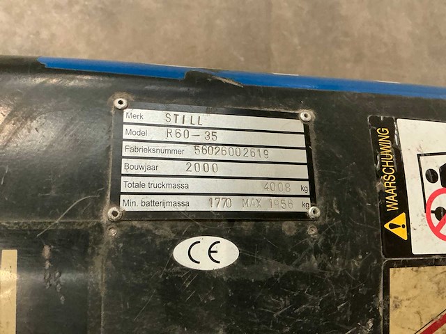 2000 still r60-35 vorkheftruck - afbeelding 13 van  26