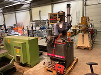 2000 tiger 350 sx afkortcirkelzaagmachine met rollenbaan - afbeelding 6 van  8