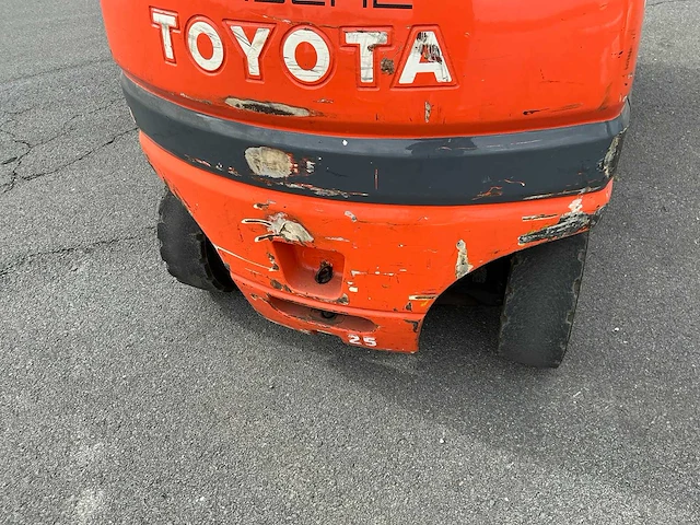 2000 toyota fbmf25 vorkheftruck elektrisch - afbeelding 3 van  13