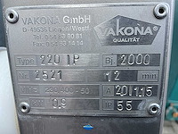2000 vakona 220ip industriële vleesmenger - afbeelding 7 van  8