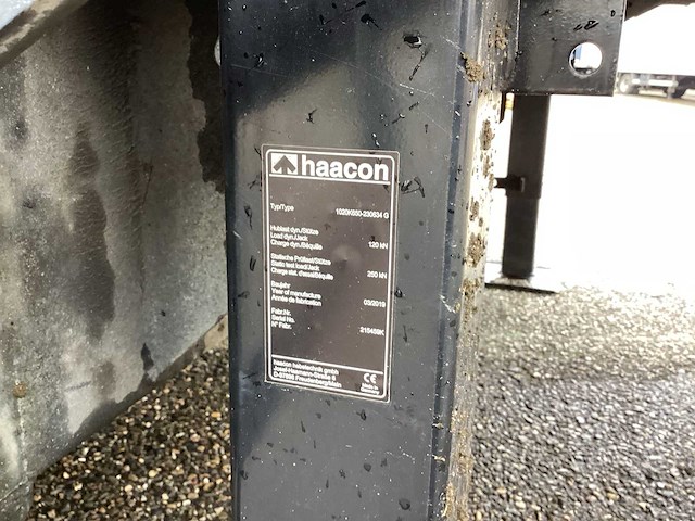 2000 veldhuizen oplegger be oplegger 5.6 ton - afbeelding 2 van  10