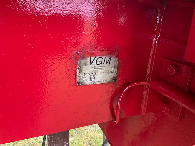 2000 vgm gd20-105 dumper aanhanger - afbeelding 7 van  26