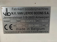 2000 vlb broodsnijmachine - afbeelding 4 van  4