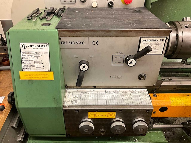 2000 zmm hu 310 vac universele draaibank - afbeelding 17 van  19