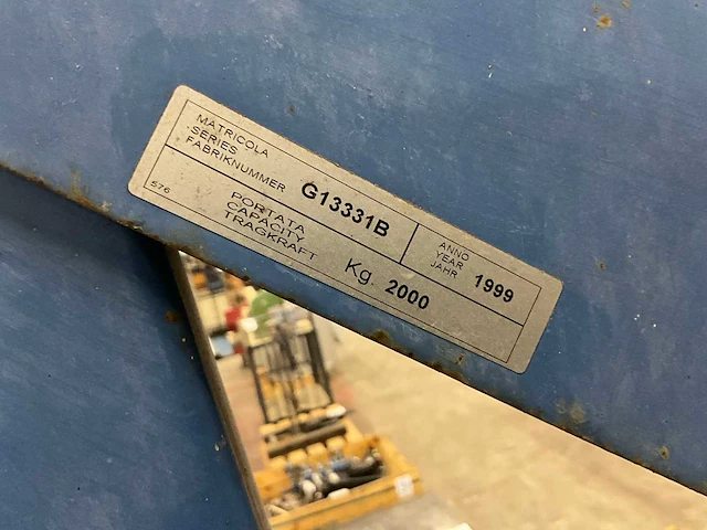 2000kg werkplaatskraan - afbeelding 5 van  5