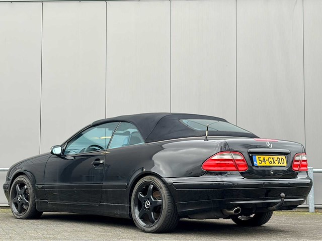 2001 - mercedes-benz - clk-klasse cabrio 200k avantgarde - personenauto - afbeelding 11 van  12