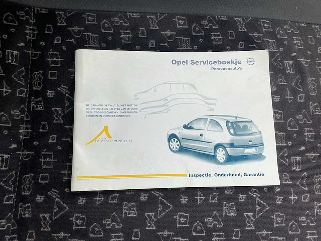 2001 - opel - corsa - 1.2-16v elegance - personenauto - afbeelding 5 van  13