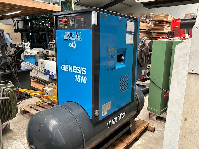 2001 abac genesis 1510 schroefcompressor - afbeelding 1 van  6