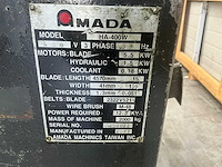 2001 amada ha-400w metalen horizontale bandzaagmachine - afbeelding 2 van  2