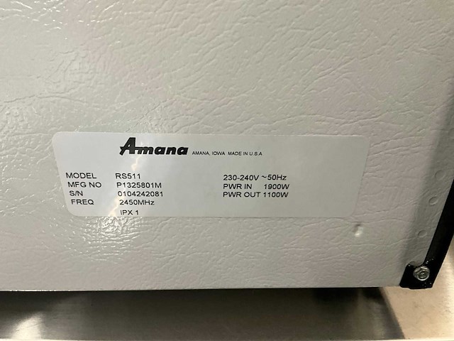 2001 amana rs511 magnetron - afbeelding 6 van  6