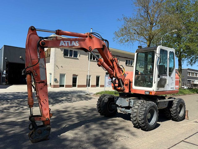 2001 atlas 1004 m banden graafmachine - afbeelding 1 van  14