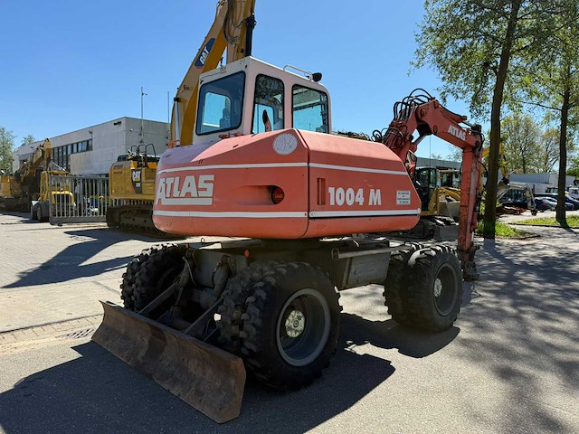 2001 atlas 1004 m banden graafmachine - afbeelding 8 van  15