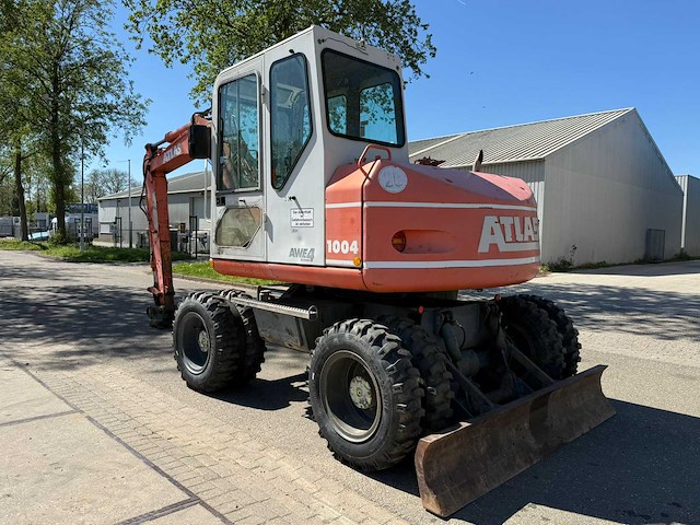 2001 atlas 1004 m banden graafmachine - afbeelding 10 van  15