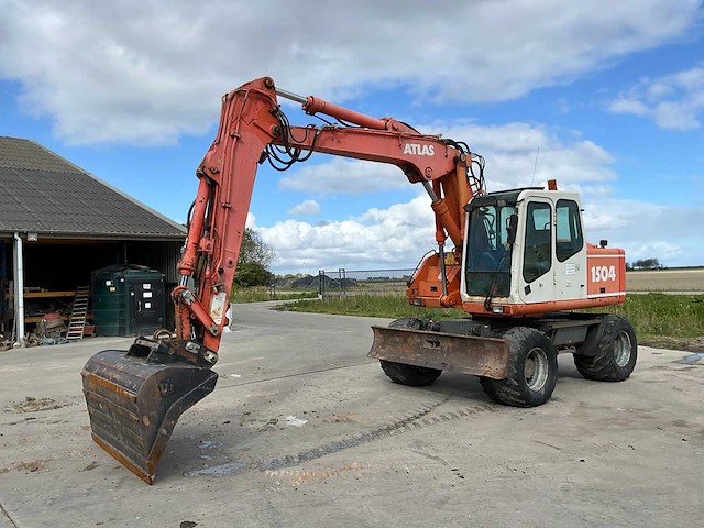 2001 atlas 1504 banden graafmachine - afbeelding 1 van  38
