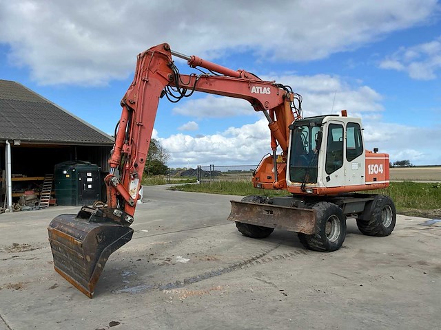 2001 atlas 1504 banden graafmachine - afbeelding 2 van  38