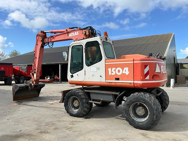 2001 atlas 1504 banden graafmachine - afbeelding 6 van  38