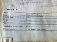 2001 backtech mono-star langrol- en afzetmachine - afbeelding 6 van  6