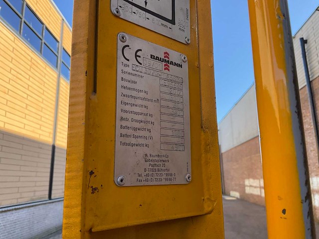 2001 baumann ecu30/12-11/55stkg zijlader - afbeelding 4 van  13
