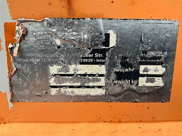 2001 bema 2300 veegmachine - afbeelding 7 van  7