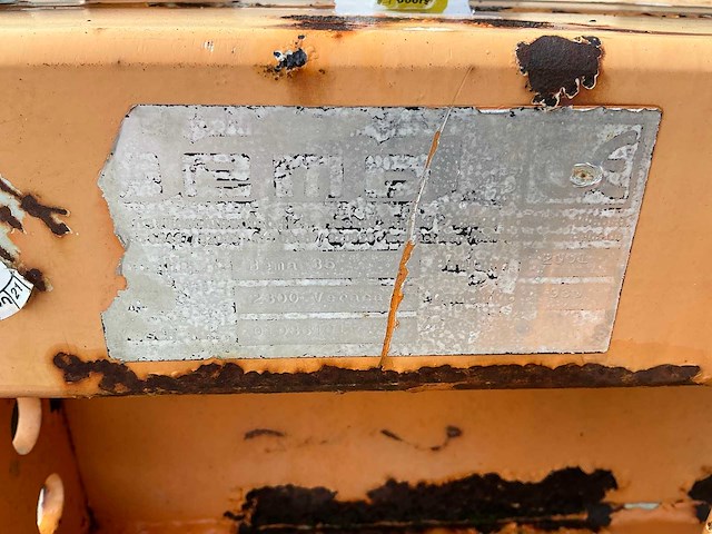 2001 bema 35 dual hydraulisch aangedreven bezem - afbeelding 13 van  13