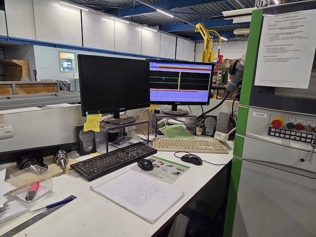 2001 biesse rover24 fts cnc hout / kunststof bewerkingcentrum - afbeelding 5 van  8