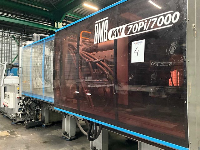 2001 bmb kw70pi/7000 spuitgietmachine - afbeelding 35 van  38