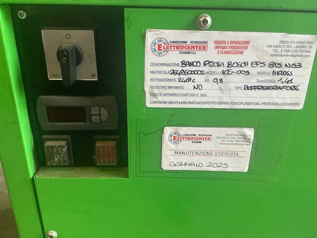 2001 bosch eps 815 brandstofpomptestbank - afbeelding 7 van  21