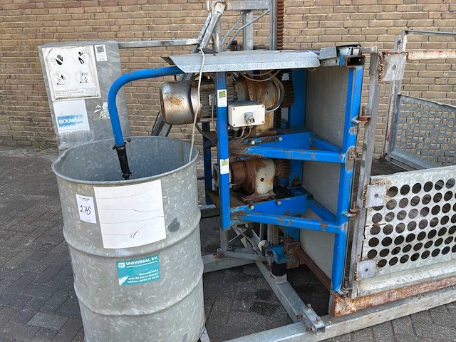 2001 bouwma wh 400 th tandheugel lift 400v - afbeelding 8 van  14