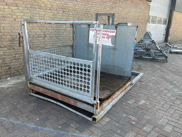 2001 bouwma wh 400 th tandheugel lift 400v - afbeelding 12 van  14