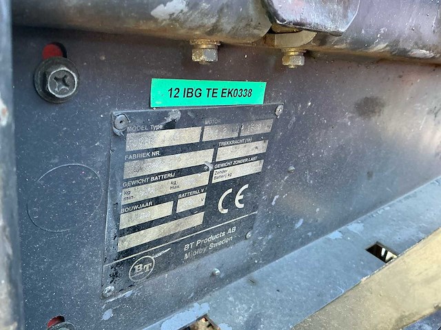 2001 bt cbe-1.6t vorkheftruck - afbeelding 7 van  12