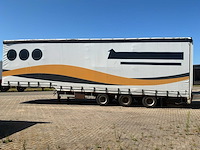 2001 burg semi dieplader oplegger schuifzell / schuifdak - afbeelding 7 van  19