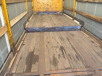 2001 burg semi dieplader oplegger schuifzell / schuifdak - afbeelding 5 van  18