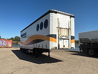 2001 burg semi dieplader oplegger schuifzell / schuifdak - afbeelding 13 van  18
