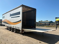 2001 burg semi dieplader oplegger schuifzell / schuifdak - afbeelding 16 van  18