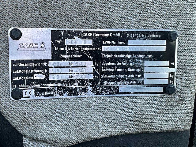 2001 case ih cvx 130 vierwielaangedreven landbouwtractor - afbeelding 18 van  25
