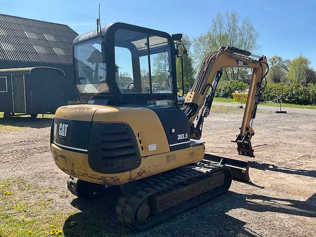 2001 caterpillar 303.5 minigraafmachine - afbeelding 30 van  31