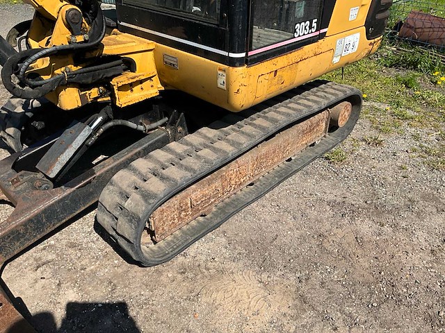 2001 caterpillar 303.5 minigraafmachine - afbeelding 11 van  31