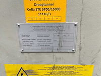 2001 cefla ete 6700/15000 droogtunnel - afbeelding 5 van  13