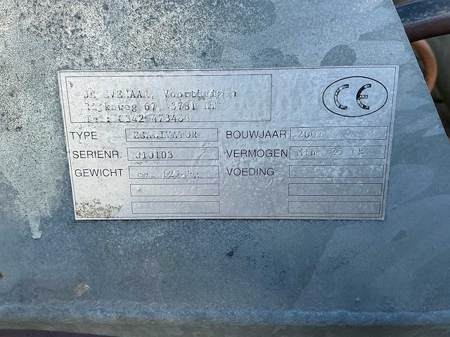 2001 de evenaar egalivator cultivator - afbeelding 7 van  7