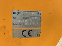 2001 demag 500 kg x 6,00 m zwenkarmkraan - afbeelding 9 van  9