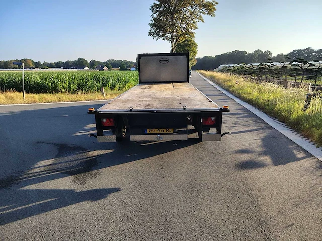 2001 doornwaard dt 5000 be plateau-oplegger 6,20 × 2,20 m - afbeelding 12 van  14