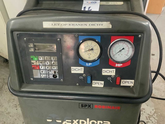 2001 explora roac500 airco test- en vulapparaat - afbeelding 1 van  3