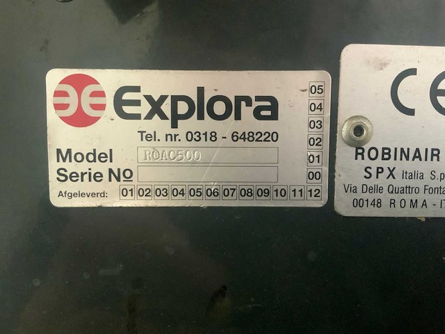 2001 explora roac500 airco test- en vulapparaat - afbeelding 3 van  3