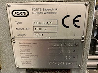 2001 forte sba361-s automatische-bandzaagmachine - afbeelding 18 van  25