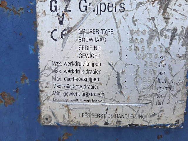 2001 gvz sorteergrijper - afbeelding 8 van  8